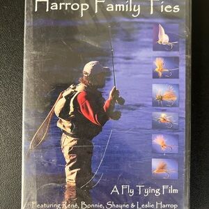 Harrop Family Ties: A Fly Tying Film DVD Rene Bonnie Shayne Leslie Trout Hunter